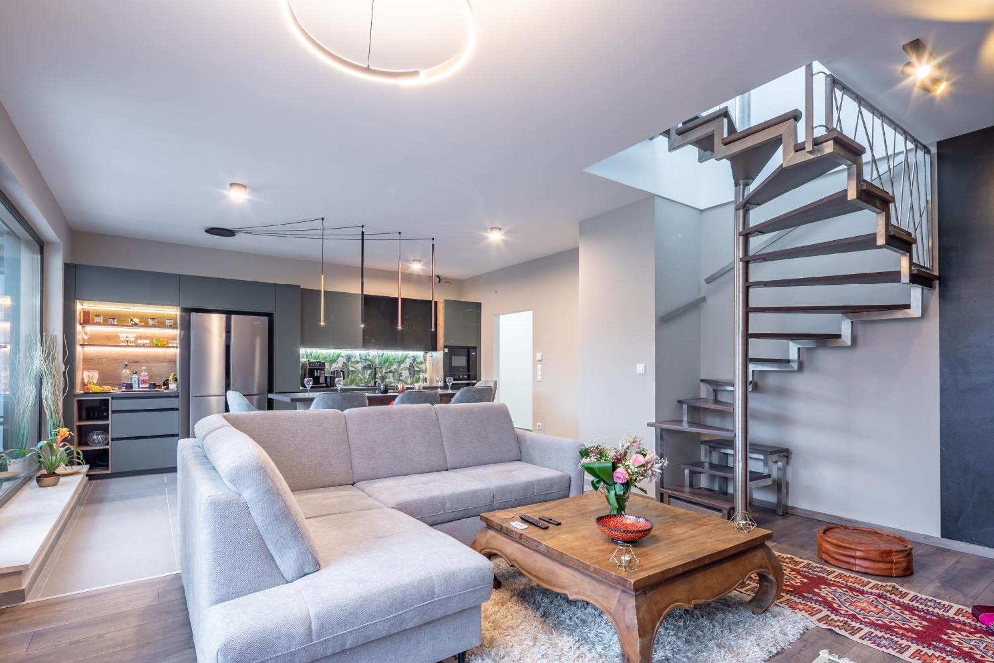 Luxury Penthouse W Garage - Centre Apartmán Budapešť